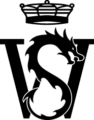 Logo von Sonja mit den Buchstaben S und W. Das S stellt einen Drachen dar. Über dem Logo befindet sich eine Krone.