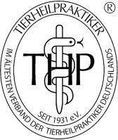 Logo des Tierheilpraktikerverbandes THP seit 1931 e.V., dem Sonja Wiese angehört.
